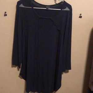 Torrid size 2 navy blue
